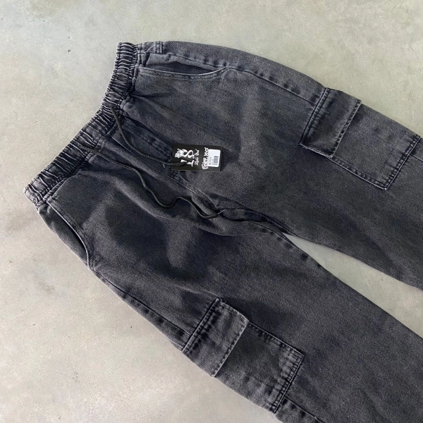 CALÇA CARGO ESTONADA