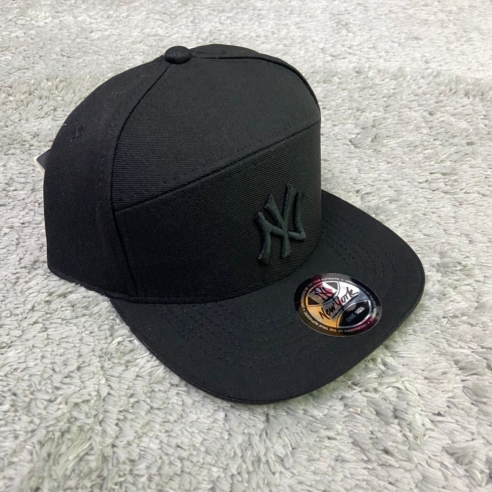 BONÉ ABA RETA NY 2 - PRETO