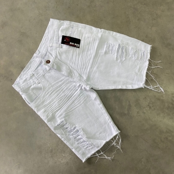 BERMUDA JEANS BRANCA