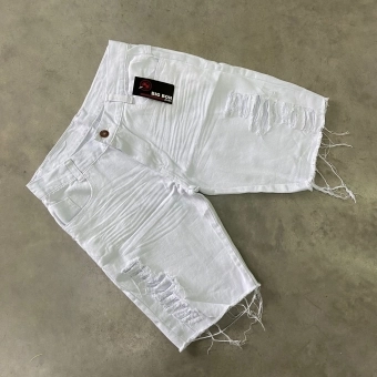 BERMUDA JEANS BRANCA