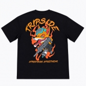 CAMISETA TRIP SIDE RAPOSA - PRETA