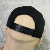 BONÉ ABA RETA NY 2 - PRETO/BRANCO
