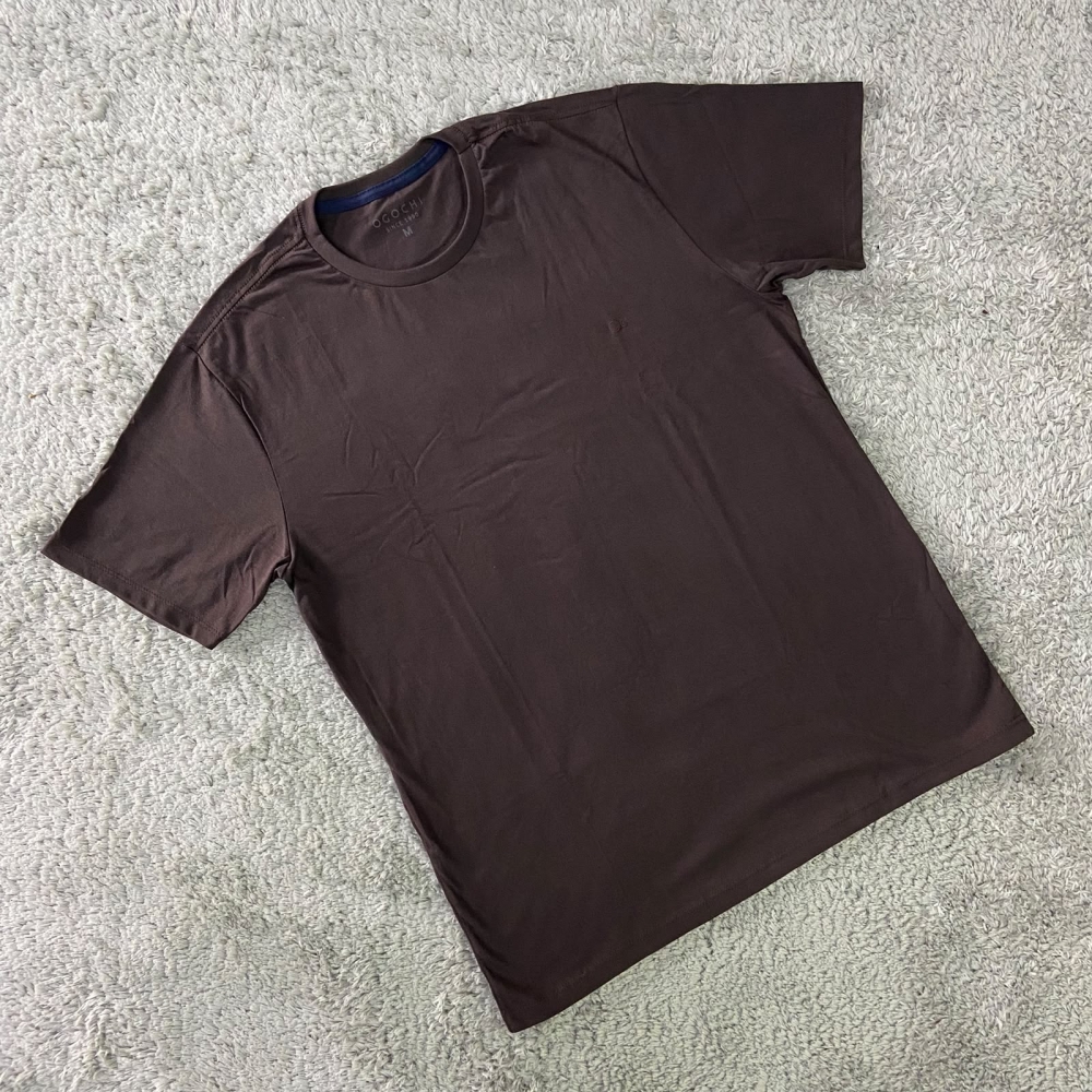 CAMISETA OGOCHI BASIC - MARROM
