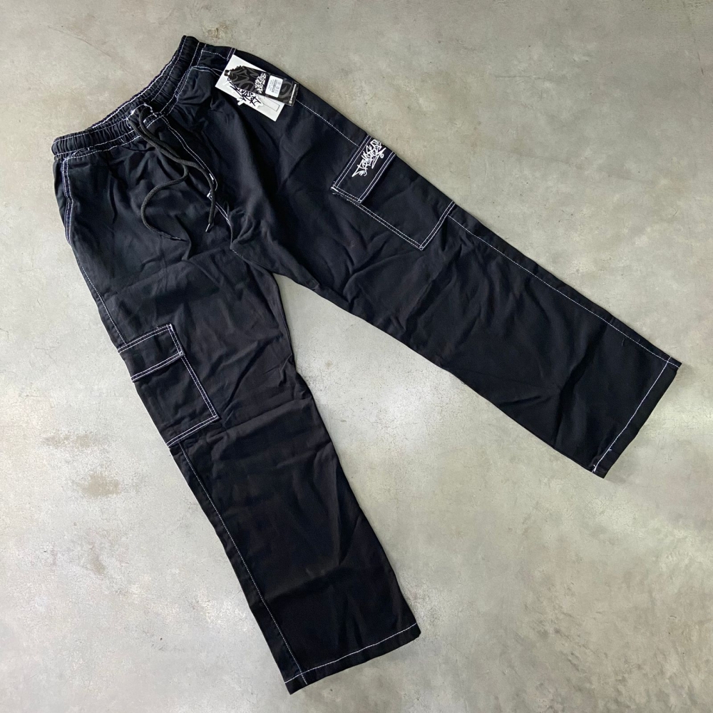 CALÇA CARGO BAGGY TRIP SIDE - PRETA