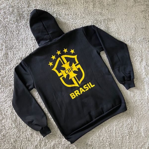 MOLETOM BRA - PRETA