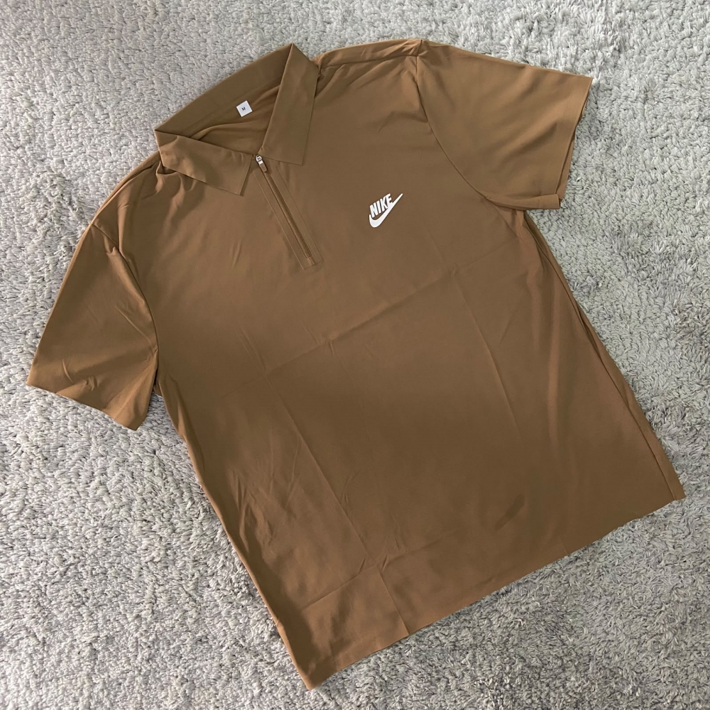 POLO DRY NK - MARROM
